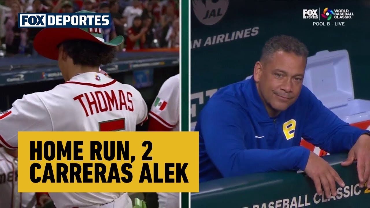 😱😅 HOME RUN, 2 CARRERAS Alek Thomas | Brasil 0-14 México | WBC 2026