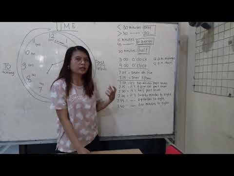 ENGLISH LESSON ABOUT TIME BY EUNIKE K