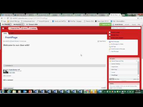 Pbworks Account Settings
