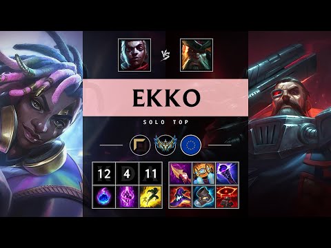 Ekko Top vs Gangplank: Unstoppable - EUW Challenger Patch 14.23