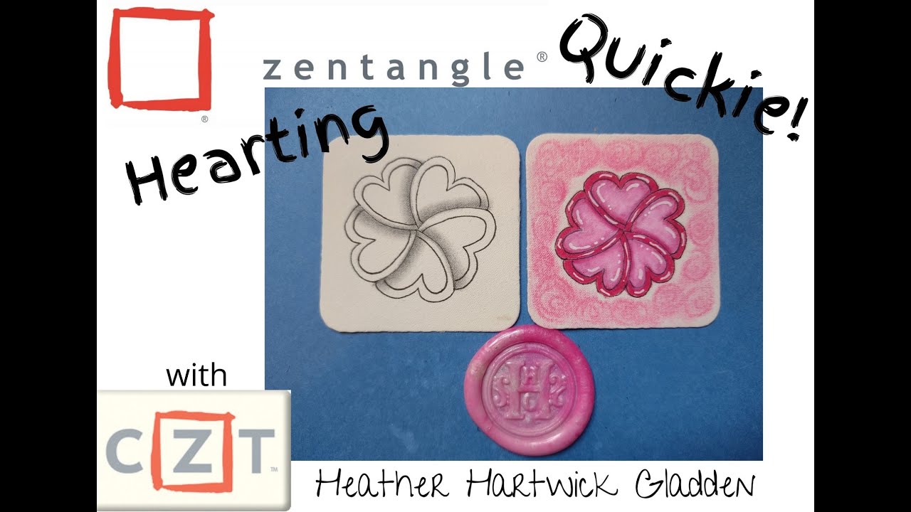 Zentangle® Quickie: Hearting