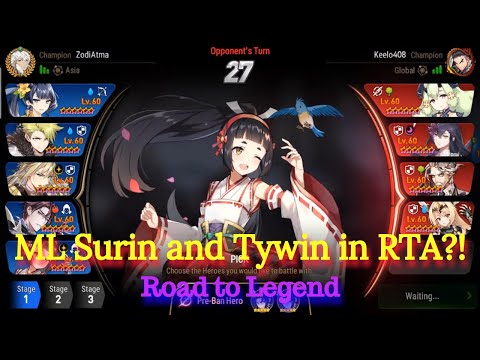 [E7] ML Surin and Tywin RTA Debut?! OP Anti-Meta Units!! *Stats in Video!