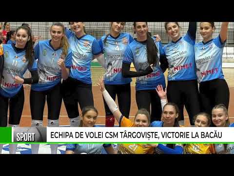 ECHIPA DE VOLEI CSM TÂRGOVIȘTE, VICTORIE LA BACĂU