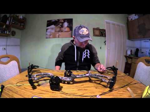 Neue Compoundsehne für meinen Bear Cruzer / new Compoundstring without Bowpress