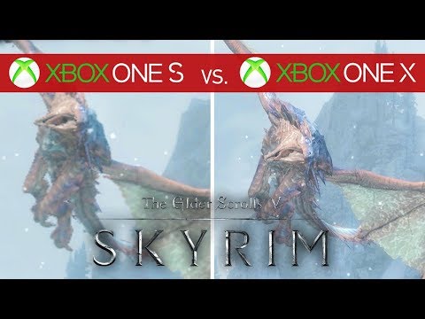 Skyrim Comparison - Xbox One X vs. Xbox One S