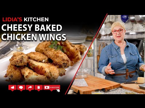 Cheesy Baked Chicken Wings