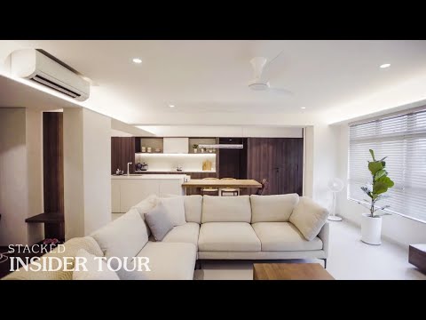 Inside The New Alkaff Oasis HDB + Modern Refined 1,216 Sq ft Unit Tour