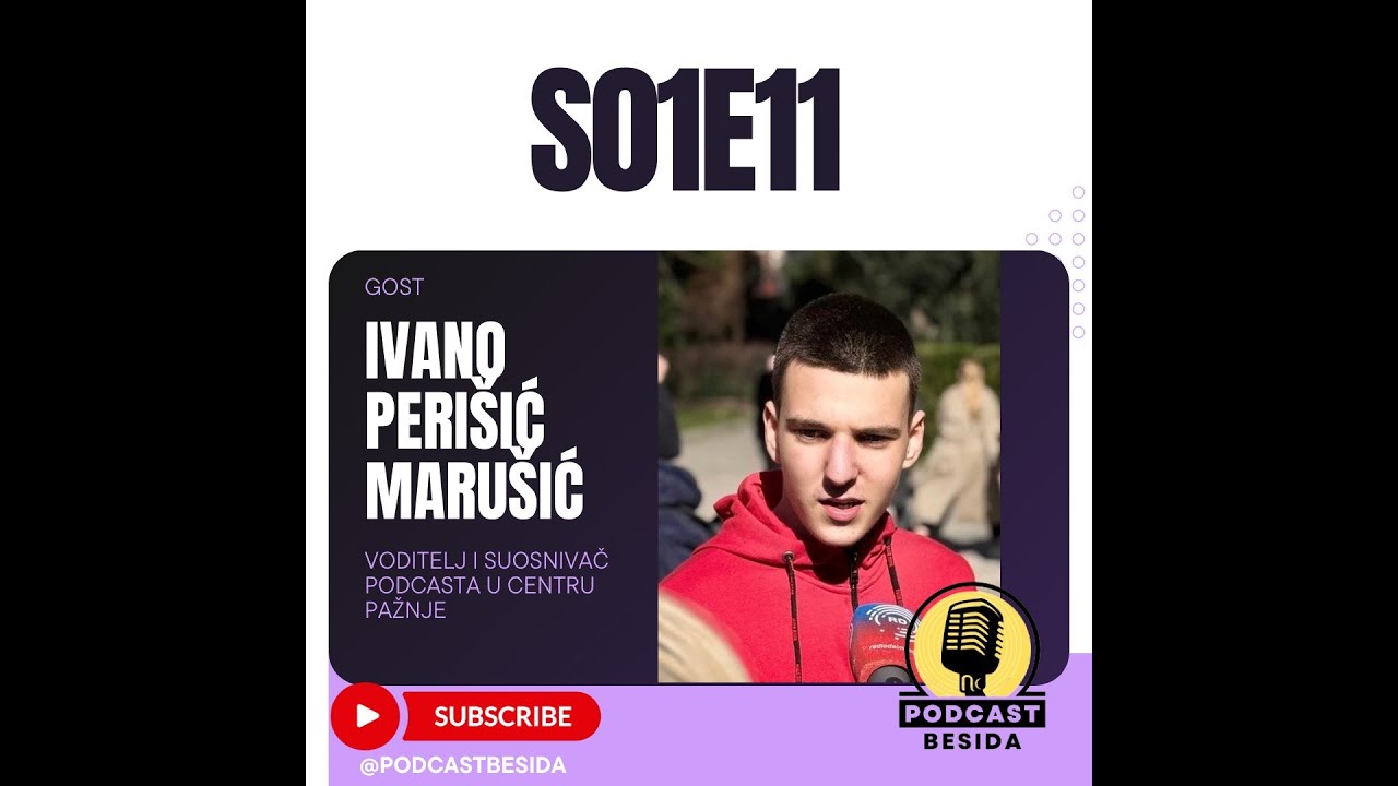 Podcast Besida #11 / Ivano Perišić Marušić: “U Centru Pažnje.”