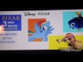 Pixar 3 Mini Movie Collection DVD Menu