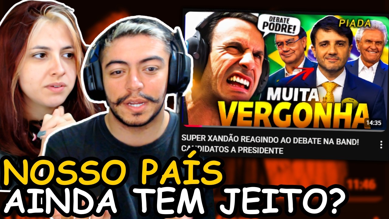 SUPER XANDÃO REAGINDO AO DEBATE NA BAND! CANDIDATOS A PRESIDENTE