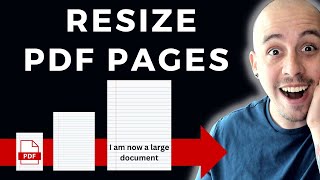 Resize pages in PDF using Adobe Acrobat Pro DC