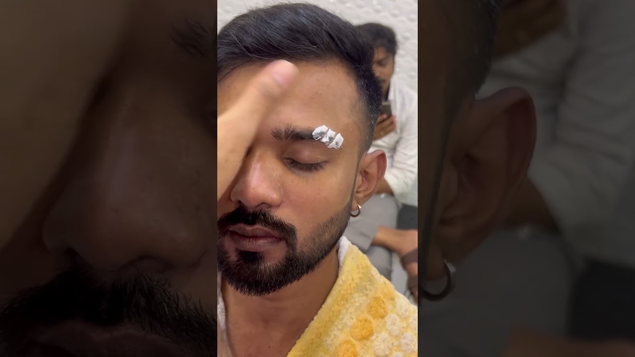 Eyebrow cut🔥#shorts #viral #youtubeshorts #shortvideo #viralvideo #youtube #trending #bollywood