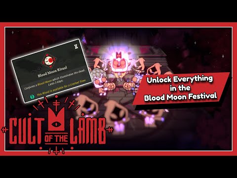 Unlock EVERYTHING in the Blood Moon Festival - Cult of the Lamb (Under 3 Mins!)