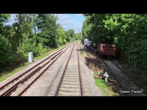TRAIN RIDE ALONG THE SOMERSET & DORSET FROM MIDSOMER NORTON TO CHILCOMPTON BEHIND LMS IVATT 41312