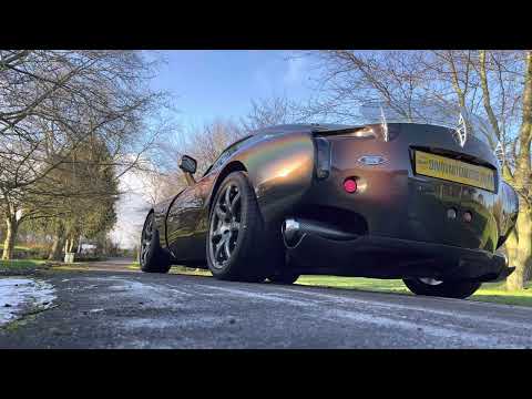 TVR Sagaris - Copper Spectraflair (The only one) - Start up and pull away.