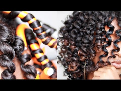 How To Use Flexi Rods For Curls On Natural Hair