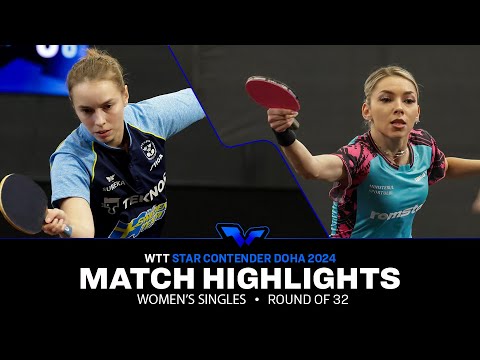 Bernadette Szocs vs Linda Bergstom | WS R32 | WTT Star Contender Doha 2024