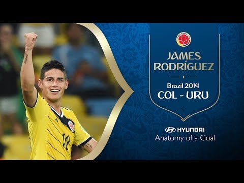 James Rodriguez Goal | Colombia v Uruguay | 2014 FIFA World Cup