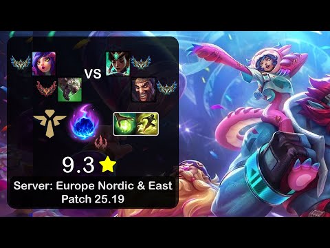 Neeko Support + Twitch vs Karma + Draven - EUNE Challenger - Patch 25.19
