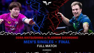 FULL MATCH | Sora Matsushima vs Vladimir Sidorenko | MS Final | #USSmash 2026