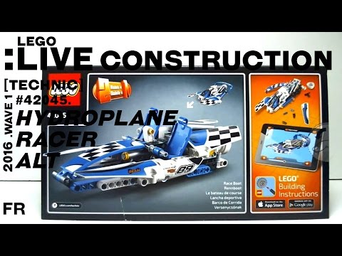 Vidéo LEGO Technic 42045 : L'hydravion de course