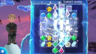 FROZEN-"Free fall" game-levels 1 to 7-Unlock Anna