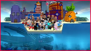 Download lagu 100 DAYS OF HARDCORE SURVIVAL ON SPONGEBOB ISLAND ATTACKED BY MEGALODON SHARKS FULL EPISODE mp3