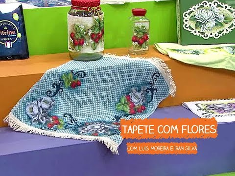 Tapetes com Flores com Luis Moreira e Iran Silva | Vitrine do Artesanato na TV - TV Gazeta