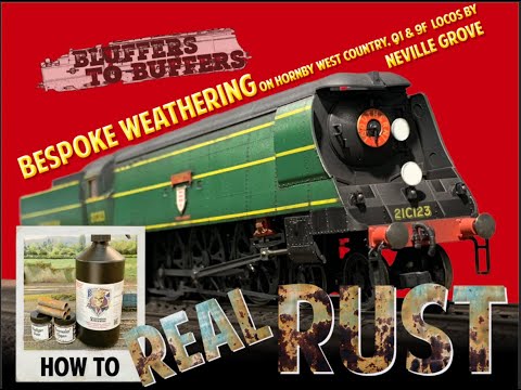 Real Rust for OO scale model Railway | Amazing Realistic 'oily rag' Weathered locos | Layout Rebuild
