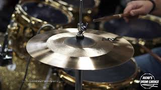 Video thumbnail for Sabian 14” AAX Freq Hi Hat Cymbals - Sound/Video Demo by Richie's Drum Garage