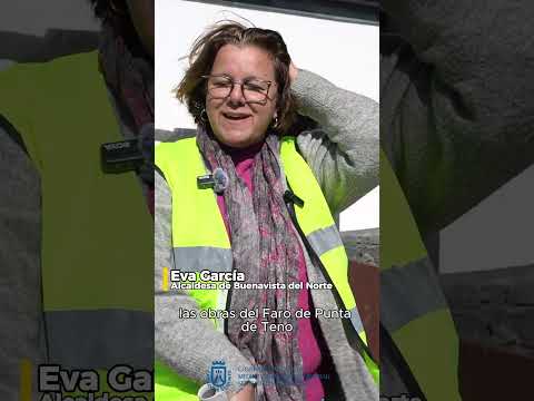Visita a las obras del Faro de Punta de Teno