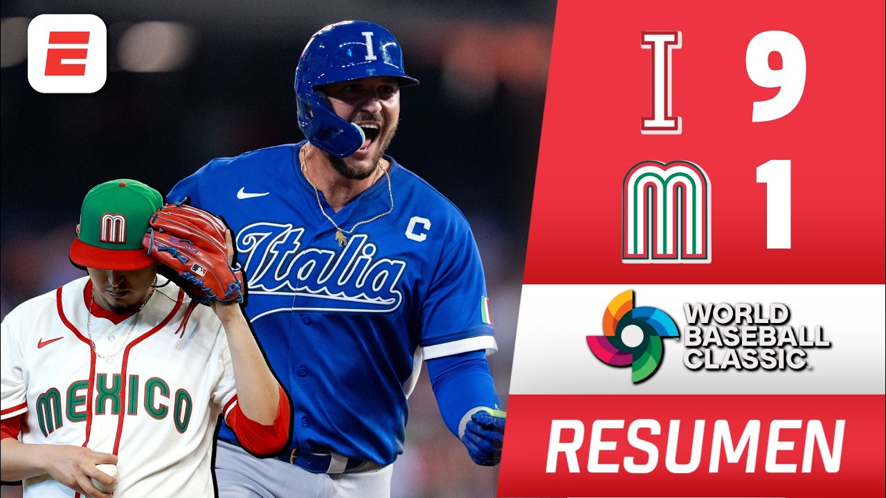 ¡SE ACABÓ! MÉXICO queda ELIMINADO DEL CLÁSICO MUNDIAL DE BÉISBOL tras aplastante victoria de ITALIA