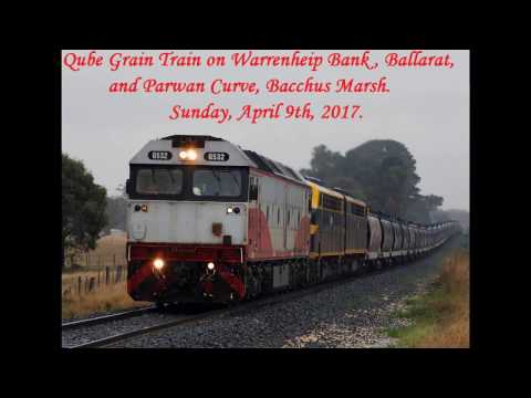 Qube Grain Train on Warrenheip Bank and Parwan Curve, 9/4/2017