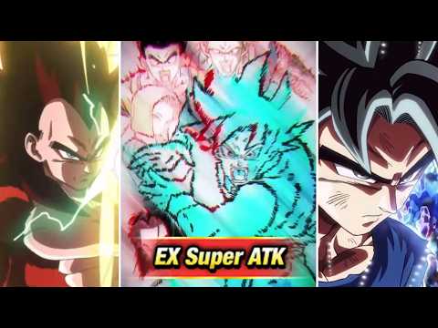 BEST ANIMATIONS EVER? SSJ4 VEGETA & UI GOKU EX SUPER ATTACK ANIMATIONS!! (DBZ: Dokkan Battle)