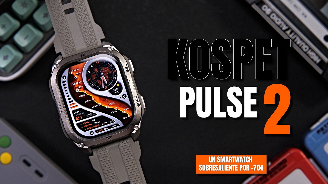 Kospet PULSE 2 ⌚ Un smartwatch sorprendente por 69€ ¡Lo tiene TODO! | Review