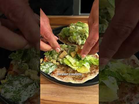 Caesar Salad Smashed Tacos Recipe