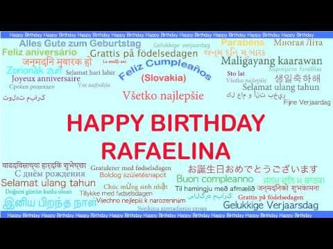Rafaelina   Languages Idiomas - Happy Birthday