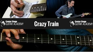 How To Play Crazy Train Guitar Lesson