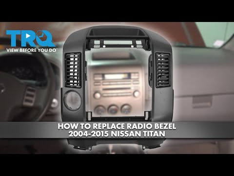 How to Replace Radio Bezel 2004-2015 Nissan Titan