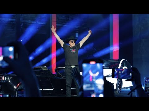 Tesla CEO Elon Musk launches Texas gigafactory with cyber rodeo