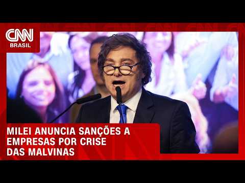 Milei anuncia sanções a empresas que exploram petróleo nas Malvinas | CNN 360º
