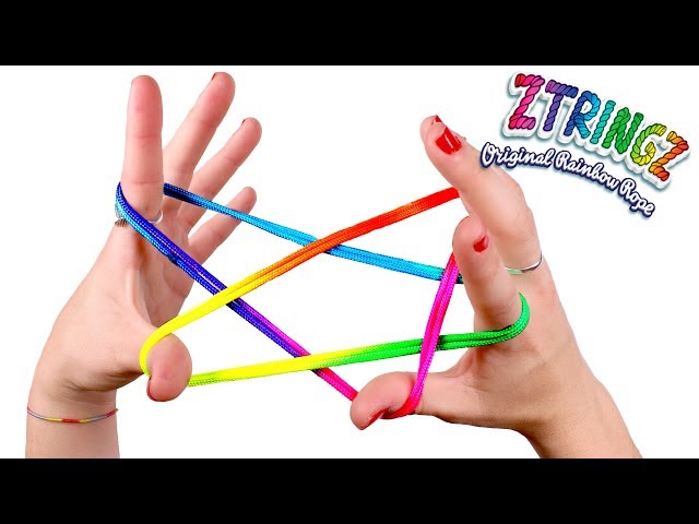 Vídeo relacionado con folia 33177 Juego de hilos giratorios para dedos con aspecto moderno de arcoíris, aprox. 160 cm, 5 años