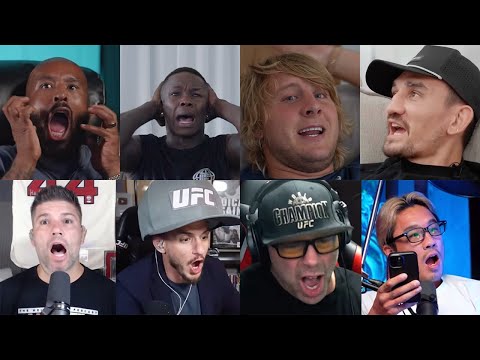 Fighters REACT to Carlos Prates SPINNING BACK ELBOW KO of Geoff Neal at UFC 319 (Extended)