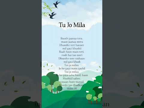 tu jo mila #music #bollywood #song #love #songlyrics #shortsfeed #trending