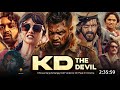 Kd The Devil Full Movie Hindi Dubbed 2026 Release Date Dhruva Sarja Sanjay Dutt South Movie