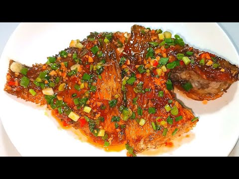 Cách làm cá rô phi chiên mắm tỏi ớt thơm ngon - Bếp Nhà Hoàng