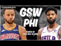 Golden State Warriors Vs Philadelphia 76ers Full Game Highlights Mar 1 2025 NBA Season