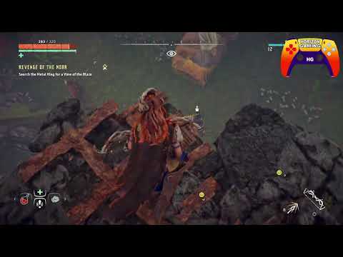 Enter the Metal Ring, Sneak to the blaze, Search the Metal Ring  - Horizon Zero Dawn Remastered