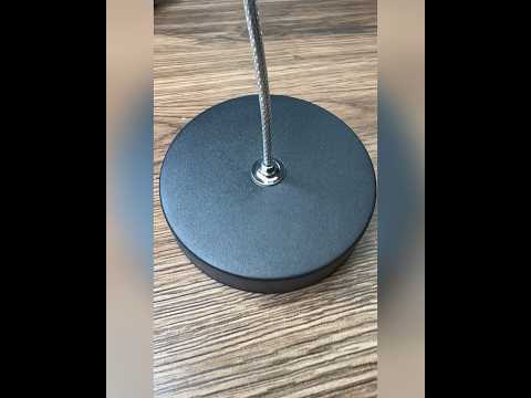 Провод-трос прозрачный 2х0,5 с тефлоновым покрытием диаметр 3,5 мм с фиксатором провода диаметром 3,5 мм