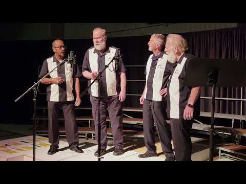 The Common Time Quartet singing ‘Java Jive’ at the Spirit of St. Louis Chorus Spring Show 2025 in De Soto, MO.